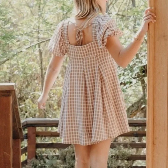 Carly Jean Los Angeles Libbey Dress - Gingham - Picture 5 of 5